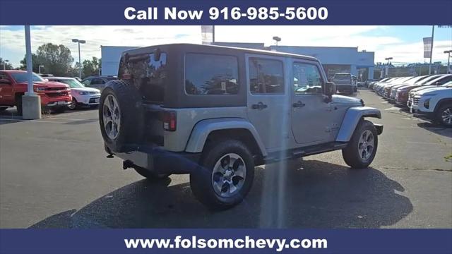 2018 Jeep Wrangler JK Unlimited Sahara 4x4
