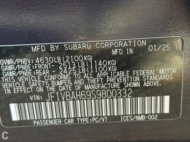 2025 Subaru WRX Premium