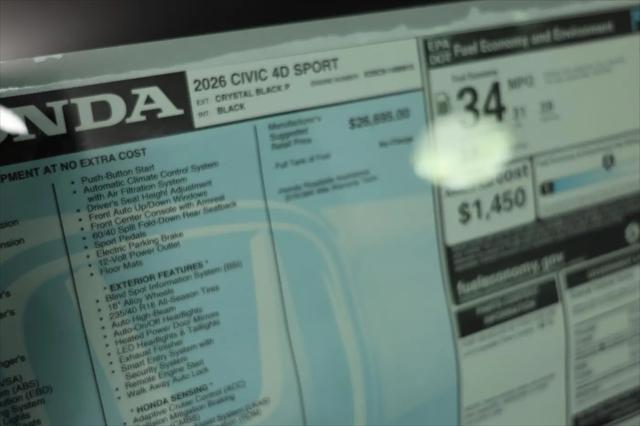 2026 Honda Civic Sport