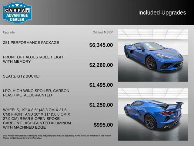 2022 Chevrolet Corvette Stingray RWD Coupe 2LT