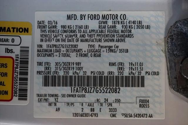 2016 Ford GT Shelby GT350R