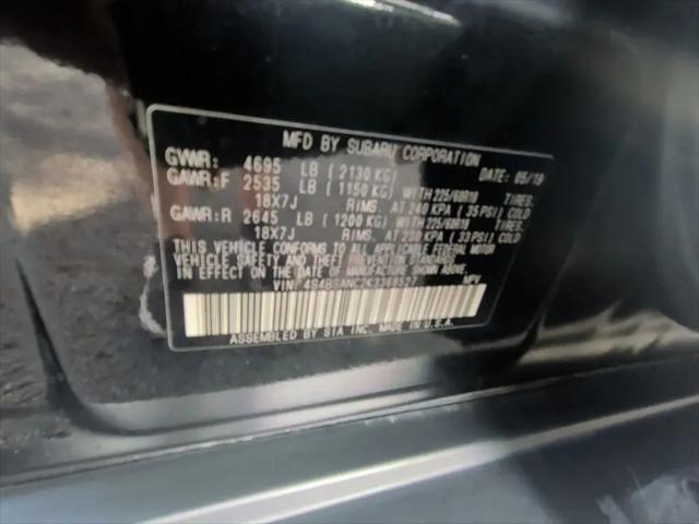 2019 Subaru Outback 2.5i Limited