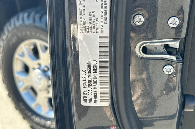 2021 Jeep Ram 2500 Laramie Mega Cab 4x4 6'4" Box