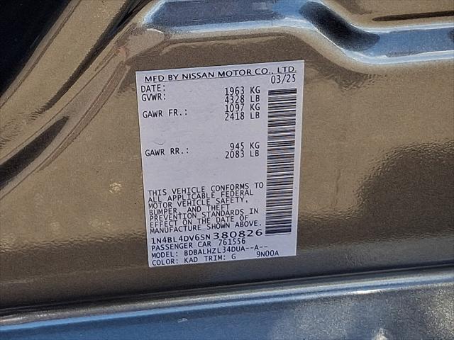 2025 Nissan Altima SV FWD