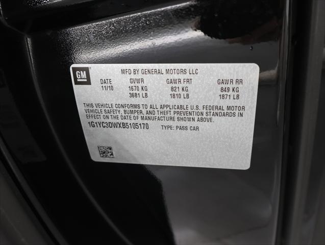 2011 Chevrolet Corvette w/3LT