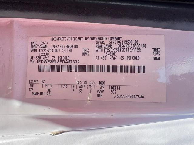 2014 Ford E-350 Cutaway E-350 Super Duty DRW Cutaway