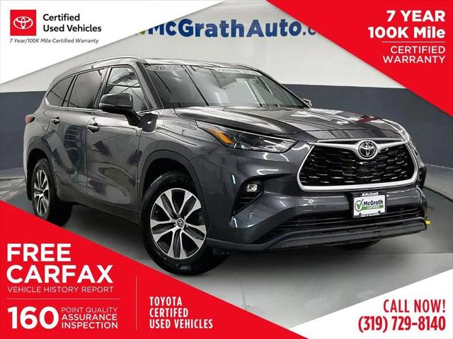 2022 Toyota Highlander XLE for sale in Iowa City, IA