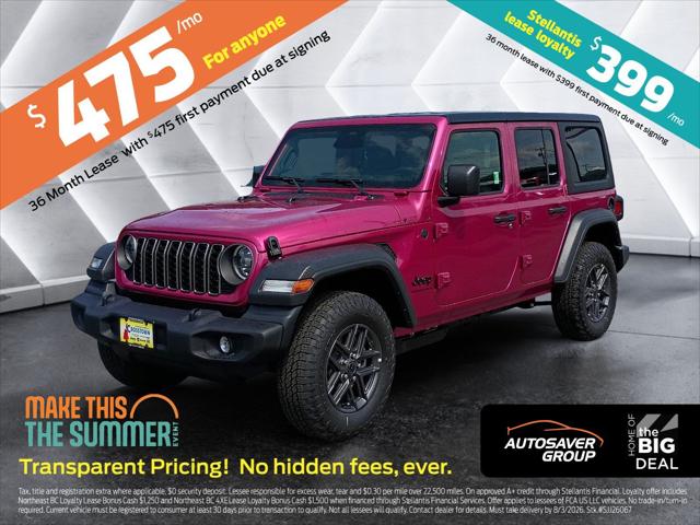 2026 Jeep Wrangler 4-Door Sport S 4x4 for sale in Littleton, NH