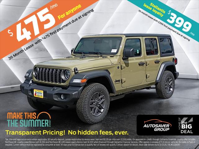 2026 Jeep Wrangler 4-Door Sport S 4x4 for sale in Littleton, NH