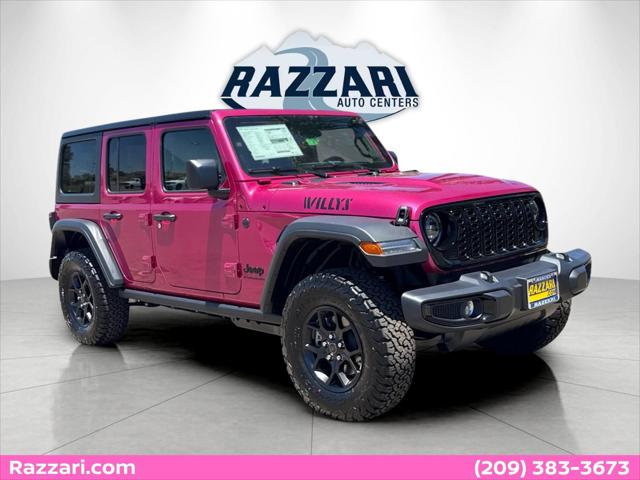 2026 Jeep Wrangler 4-Door Willys 4x4 for sale in Merced, CA