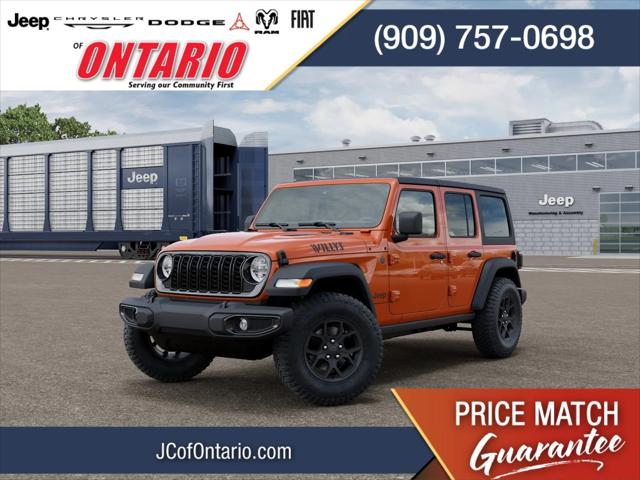 2026 Jeep Wrangler 4-Door Willys 4x4 for sale in Ontario, CA
