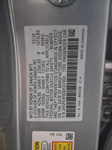2025 Honda Civic Sport