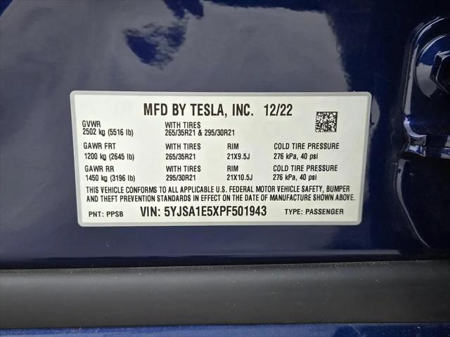 2023 Tesla Model S Standard Range