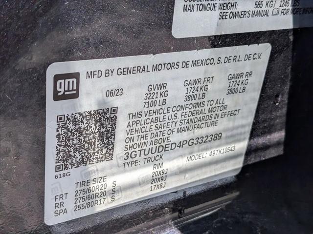 2023 GMC Sierra 1500 4WD Crew Cab Short Box SLT