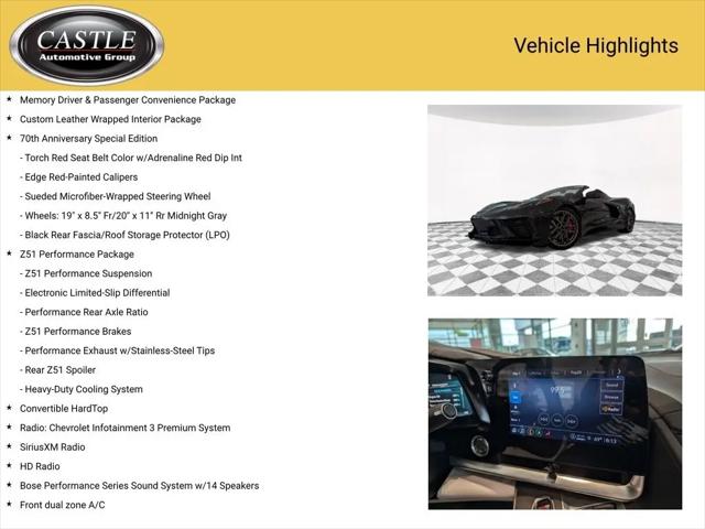 2023 Chevrolet Corvette Stingray RWD Convertible 3LT