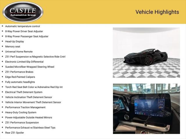 2023 Chevrolet Corvette Stingray RWD Convertible 3LT