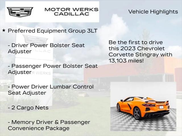2023 Chevrolet Corvette Stingray RWD Convertible 3LT