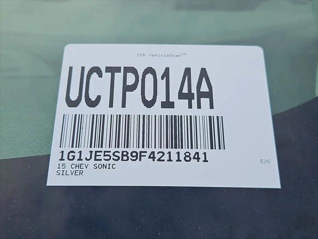 2015 Chevrolet Sonic LTZ Auto