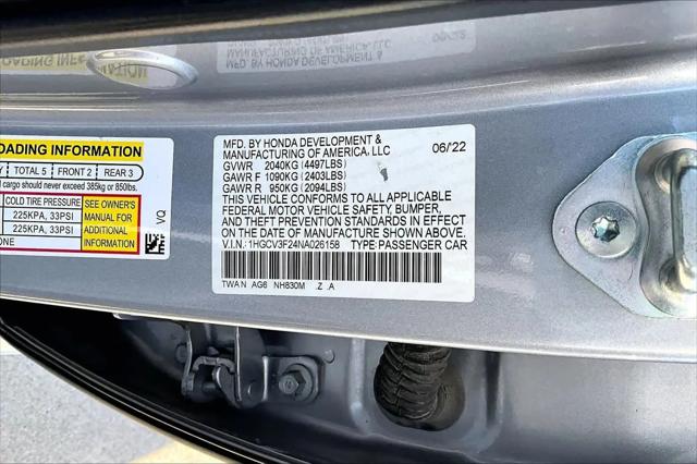 2022 Honda Accord Hybrid Sport