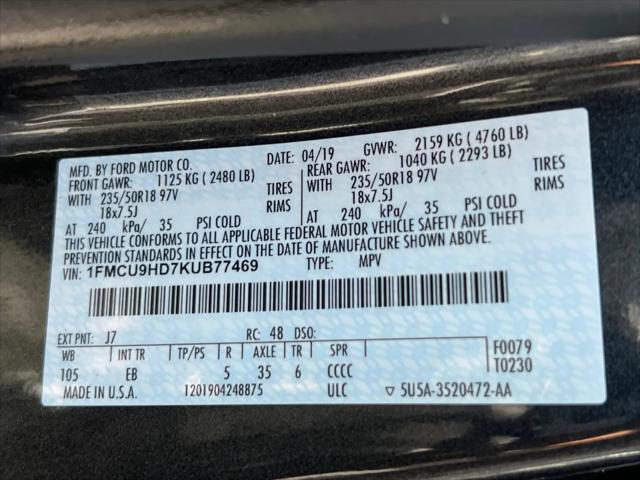 2019 Ford Escape SEL