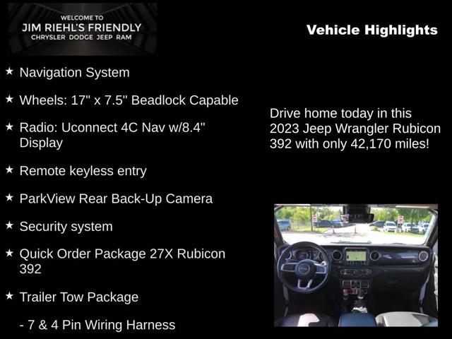 2023 Jeep Wrangler 4-Door Rubicon 392 4x4