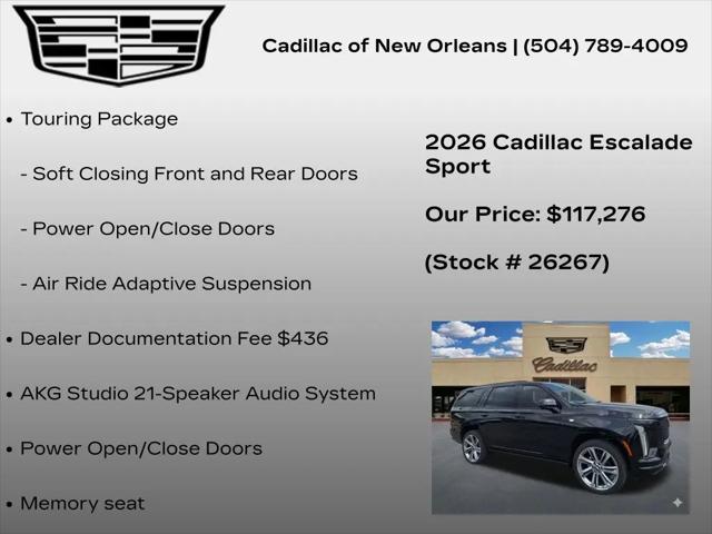 2026 Cadillac Escalade Sport
