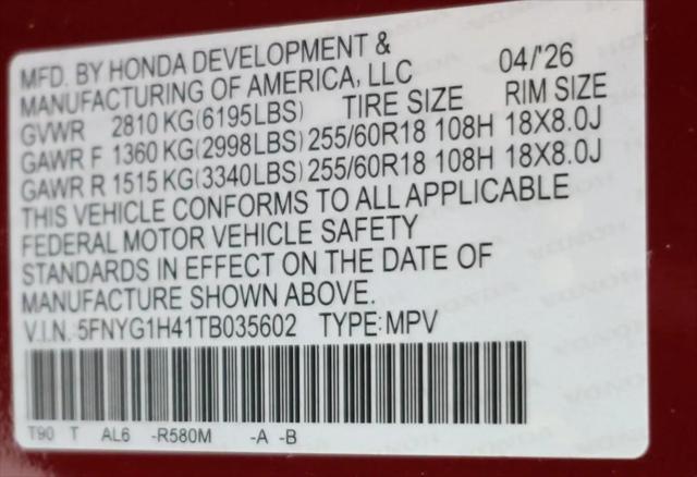 2026 Honda Pilot EX-L