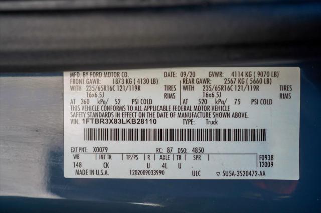 2020 Ford Transit Cargo Van Extended Length