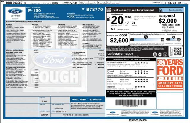 2015 Ford F-150 LARIAT