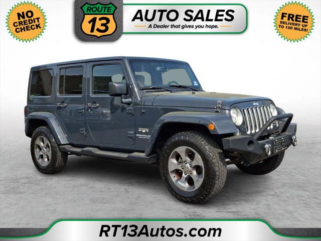 2017 Jeep Wrangler Unlimited Sahara 4x4 for sale in Levittown, PA