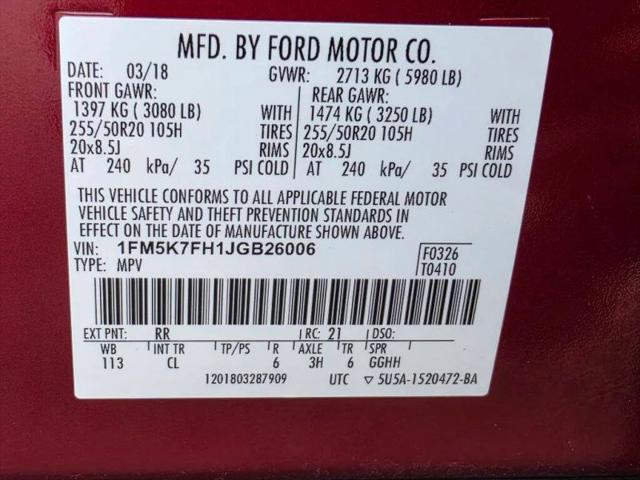 2018 Ford Explorer Limited