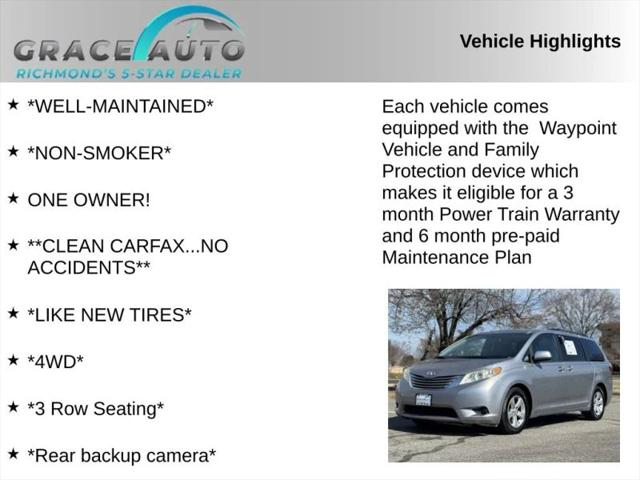 2017 Toyota Sienna LE 8 Passenger