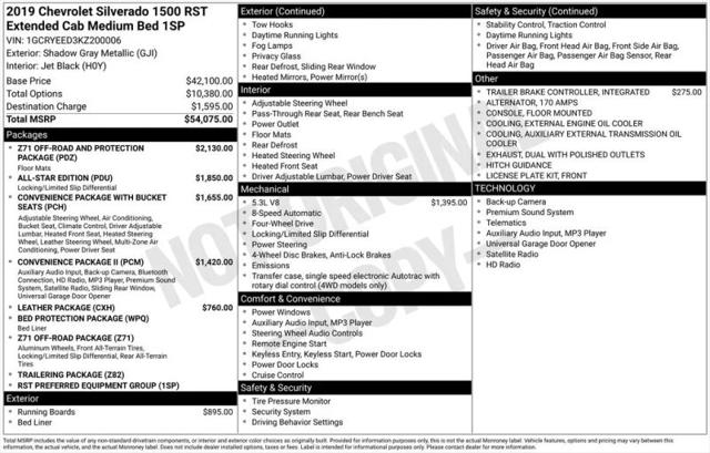 2019 Chevrolet Silverado 1500 RST
