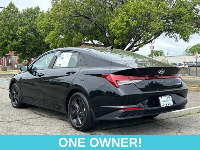 2023 Hyundai Elantra Hybrid Blue
