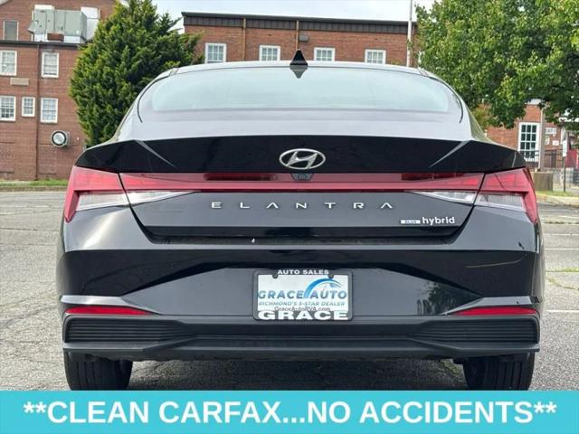 2023 Hyundai Elantra Hybrid Blue