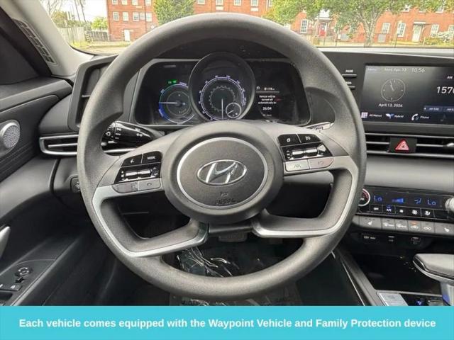 2023 Hyundai Elantra Hybrid Blue