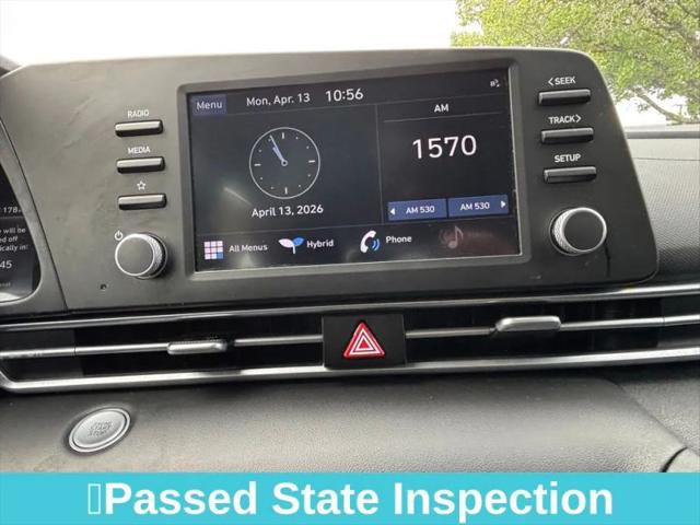 2023 Hyundai Elantra Hybrid Blue