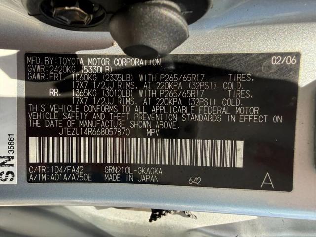 2006 Toyota 4Runner SR5 V6