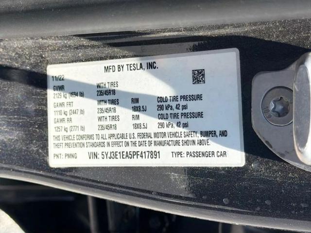 2023 Tesla Model 3 Rear-Wheel Drive