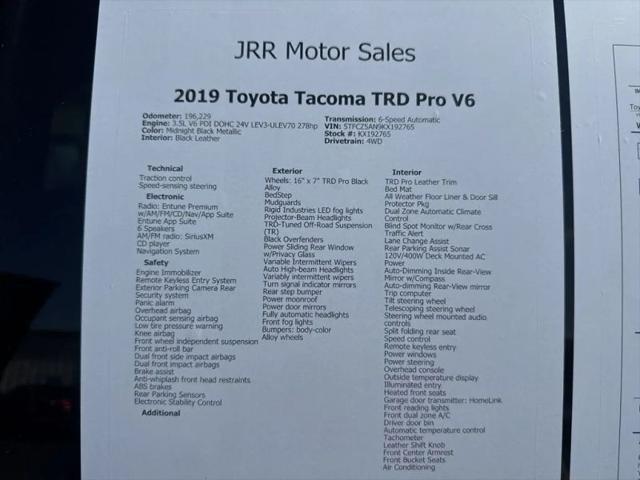 2019 Toyota Tacoma TRD Pro