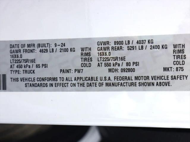 2025 Ram ProMaster 2500 Cargo Van Tradesman High Roof 159" WB w/Pass Seat