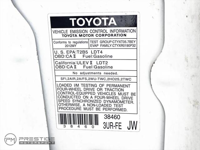 2012 Toyota Sequoia Platinum 5.7L V8