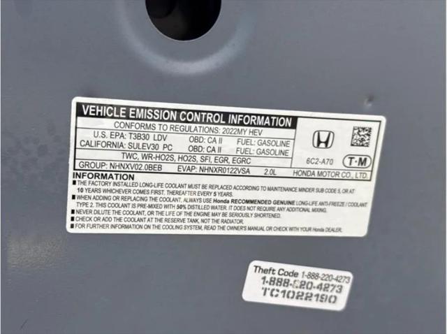 2022 Honda Accord Hybrid Sport