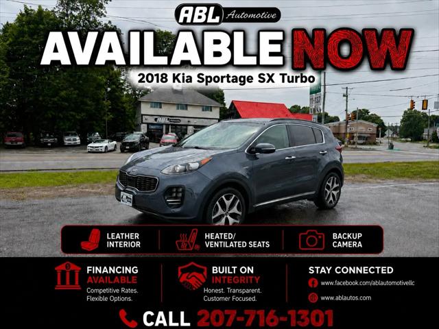 2018 Kia Sportage SX Turbo for sale in Oakland, ME