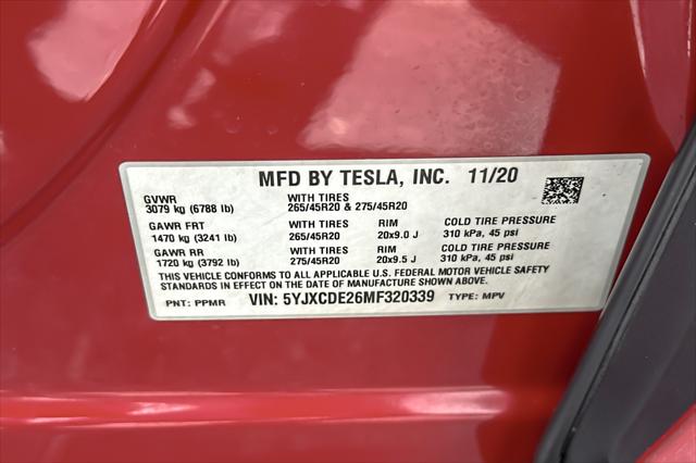 2021 Tesla Model X Long Range Plus Dual Motor All-Wheel Drive