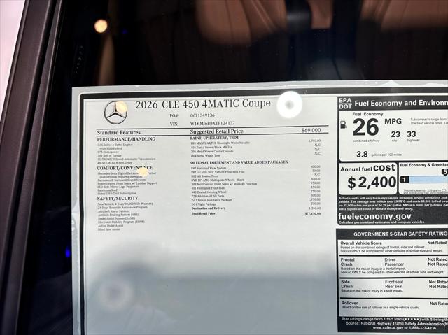 2026 Mercedes-Benz CL 4MATIC AMG Line