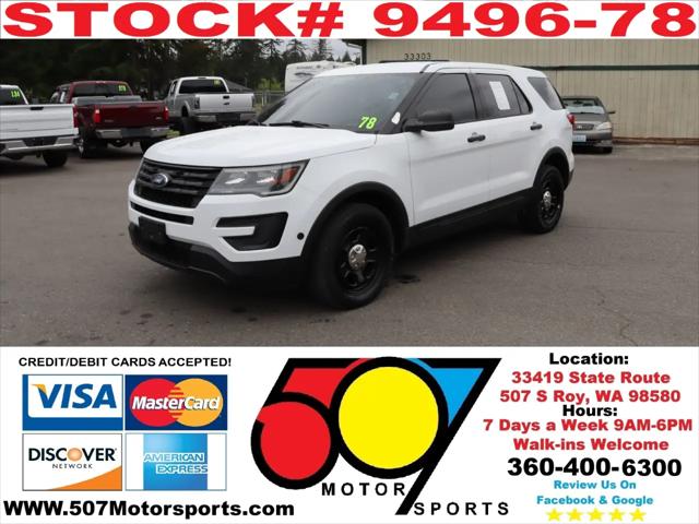 2017 Ford Police Interceptor Utility Police 4WD