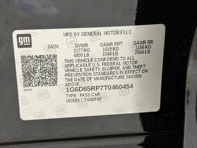 2026 Cadillac CT4-V V-Series Blackwing RWD