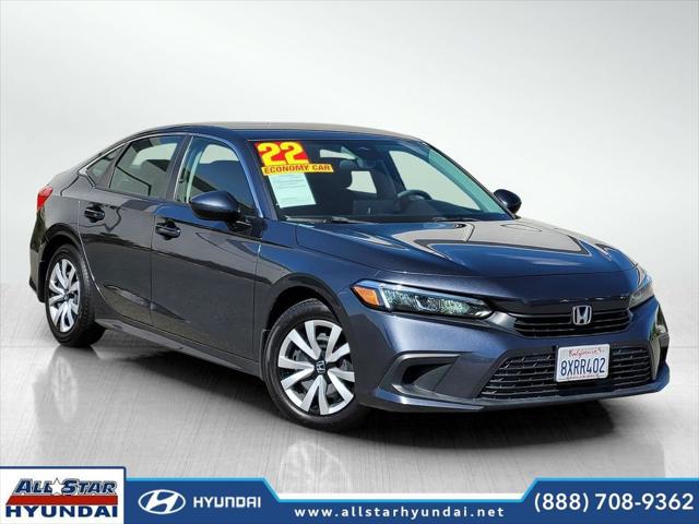2022 Honda Civic LX for sale in Tracy, CA