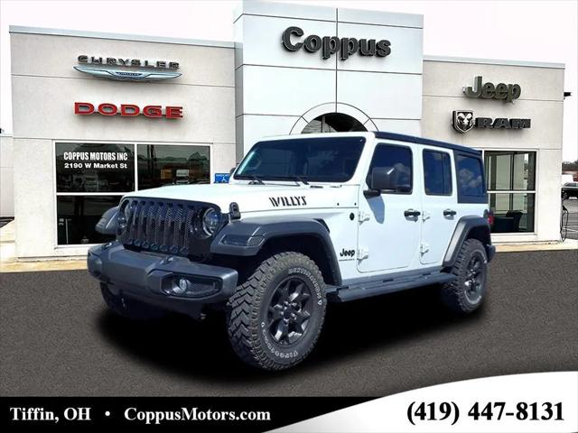 2023 Jeep Wrangler 4-Door Willys 4x4 for sale in Tiffin, OH